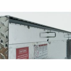 Cheapest ❤️ Buy 🤩 CRAFTSMAN Truck Tool Boxes 71.36-in x 19.57-in x 17.21-in Brite Aluminum Crossover Truck Tool Box ✔️ ⭐ -Outlet Automotive Store 09802827