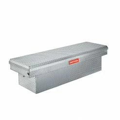 Cheapest ❤️ Buy 🤩 CRAFTSMAN Truck Tool Boxes 71.36-in x 19.57-in x 17.21-in Brite Aluminum Crossover Truck Tool Box ✔️ ⭐