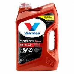 Discount ✔️ Hot Sale ✔️ Valvoline Motor Oil & Additives High Mileage MaxLife SAE 5W-20 Motor Oil- Easy Pour 5 Quart 🌟 👏