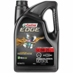 Cheap 😉 Outlet 👍 CASTROL Motor Oil & Additives EDGE 0W-20 5 Qt ✔️ ⭐