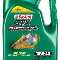 Buy 🌟 Brand new 🎁 CASTROL Motor Oil & Additives GTX High Mileage 10W-40 5 Qt 🧨 🔥