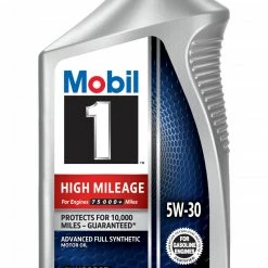 New 👍 Top 10 😍 Mobil 1 Motor Oil & Additives Mobil 1 High Mileage Synthetic 5W30 Qt 🛒 🤩