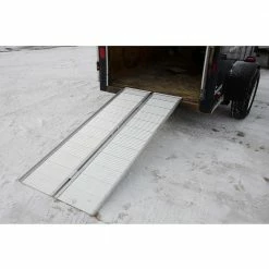 Discount ⭐ Best deal 😀 Erickson Cargo Carriers Aluminum Solid Deck Ramp 1200 lb 30-in x 72 -in 👍 🧨 -Outlet Automotive Store 15499300