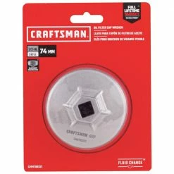 Best reviews of 👍 Buy 🔔 CRAFTSMAN Oil Change Tools Automotive Oil Filter Cap 🔧 Wrench (74mm) with 14 Flutes ✔️ 🎁 -Outlet Automotive Store 16415402