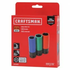 Buy 😉 Coupon ❤️ CRAFTSMAN Automotive Hand Tools Automotive 3-piece Non-Marring Lug Nut Set 😀 😍 -Outlet Automotive Store 16492544
