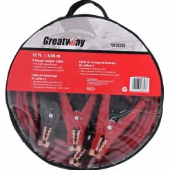 Best reviews of 🎉 Best Sale ❤️ GREATWAY Jumper Cables Jumper Cable 12-ft 4-Gauge Standard Jumper Cable 🔔 😀 -Outlet Automotive Store 16663923