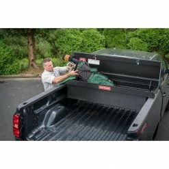 Brand new ✔️ Deals ❤️ CRAFTSMAN Truck Tool Boxes 71.36-in x 19.57-in x 17.21-in Matte Black Aluminum Crossover Truck Tool Box 🔔 ⭐ -Outlet Automotive Store 18267053