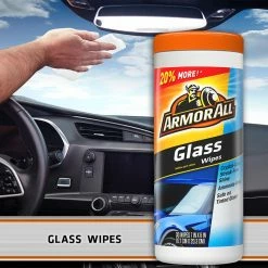Brand new 🛒 Buy 😀 Armor All Car Interior Cleaners Glass Wipes 30-Count 👏 🤩 -Outlet Automotive Store 42088785