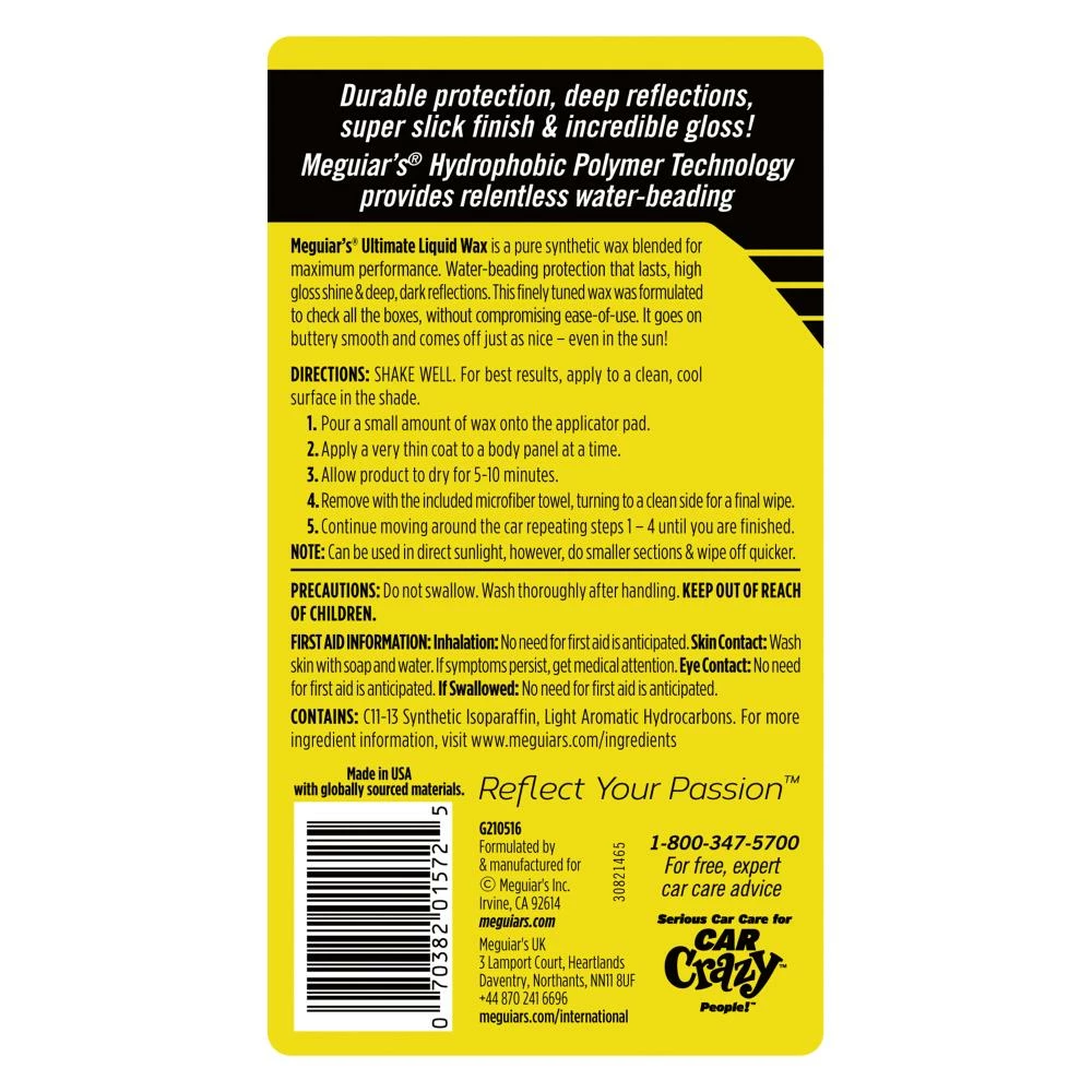 Cheapest ๐งจ Best reviews of ๐ Meguiar's Car Exterior Cleaners Ultimate Liquid Wax, G210516 16-fl oz Car Exterior Wax ๐ ๐ฏ 7 Cheapest ๐งจ Best reviews of ๐ Meguiar's Car Exterior Cleaners Ultimate Liquid Wax, G210516 16-fl oz Car Exterior Wax ๐ ๐ฏ - Image 7