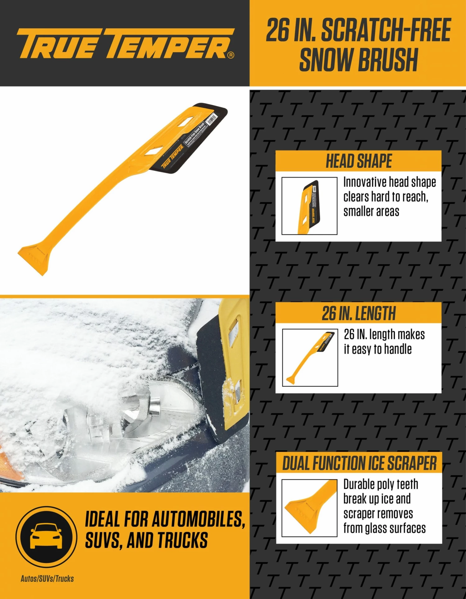 Best deal ๐ Deals ๐ฏ True Temper Ice Scrapers 26-in L Plastic Ice Scraper โจ ๐ฅ 2 Best deal ๐ Deals ๐ฏ True Temper Ice Scrapers 26-in L Plastic Ice Scraper โจ ๐ฅ - Image 2